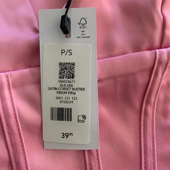 Pink corset top - Picture 3 of 3